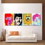 The Beatles Music Wand-Kunstdruck Riesenposter 