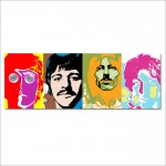 The Beatles Music Wand-Kunstdruck Riesenposter 