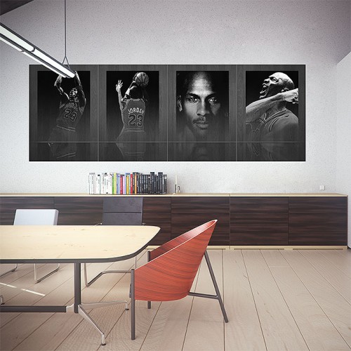 Michael Jordan Block Giant Wall Art Poster 