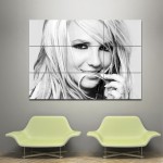 Britney Spears Block Giant Wall Art Poster 