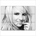 Britney Spears Block Giant Wall Art Poster 