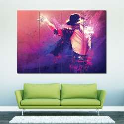 Michael Jackson Block Giant Wall Art Poster (P-0066)