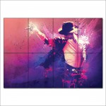 Michael Jackson Block Giant Wall Art Poster 