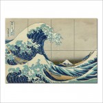 Die große Welle vor Kanagawa Hokusai Wand-Kunstdruck Riesenposter 