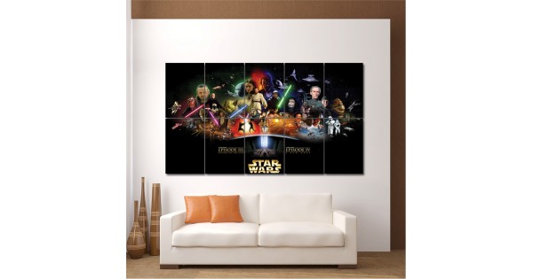 Darth Vader reading Harry Potter Block Giant Wall Art Poster