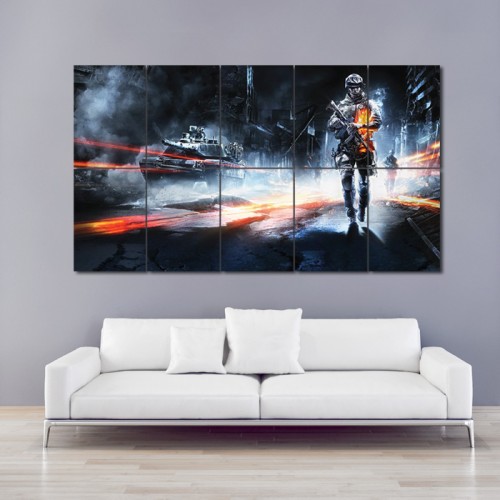 Battlefleld 3 Game Block Giant Wall Art Poster 