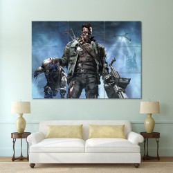 Terminator  Arnold Schwarzenegger Block Giant Wall Art Poster (P-0096)