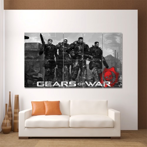  Gears of War Video Gamese  Block Giant Wall Art Poster 