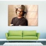 Johnny Depp , Wand-Kunstdruck Riesenposter