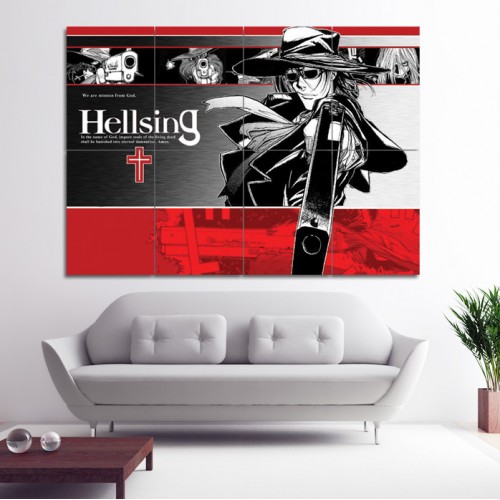 Hellsing , Poster Block Giant Wall Art Poster