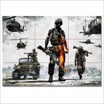 Battlefield Bad Company Wand-Kunstdruck Riesenposter