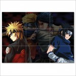 Naruto VS Sasuke Wand-Kunstdruck Riesenposter