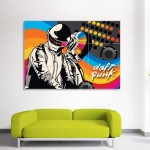 DJ Daft Punk Graphics Wand-Kunstdruck Riesenposter