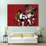 Muay Thai boxing Block Giant Wall Art Poster