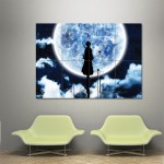 Bleach Rukia Moon Wand-Kunstdruck Riesenposter