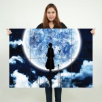 Bleach Rukia Moon Wand-Kunstdruck Riesenposter