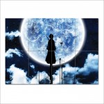 Bleach Rukia Moon Wand-Kunstdruck Riesenposter