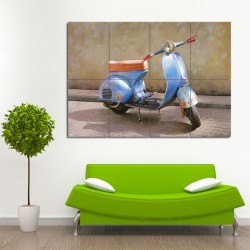 Vespa G.S. 150 Block Giant Wall Art Poster (P-0197)