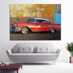 1957 Chevrolet Block Giant Wall Art Poster (P-0198)