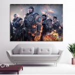 Gears of War Computerspiele Wand-Kunstdruck Riesenposter