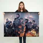 Gears of War Computerspiele Wand-Kunstdruck Riesenposter