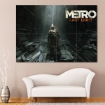 Metro Last Light Computerspiele Wand-Kunstdruck Riesenposter