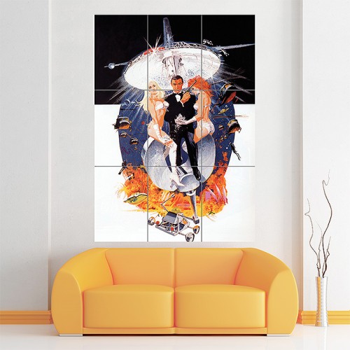 James Bond  007 Diamonds are Forever , Wand-Kunstdruck, Riesenposter , Poster