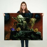 Yoda  Star Wars Filme Wand-Kunstdruck Riesenposter