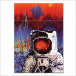 Spaceman Ron Walotsky Wand-Kunstdruck Riesenposter