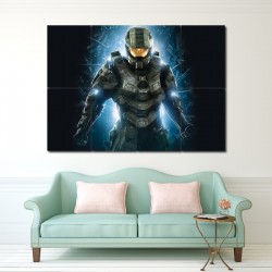 Master Chief  Halo Wand-Kunstdruck Riesenposter (P-0299)