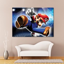 Dance Dance Revolution Mario Mix Wand-Kunstdruck Riesenposter (P-0308)