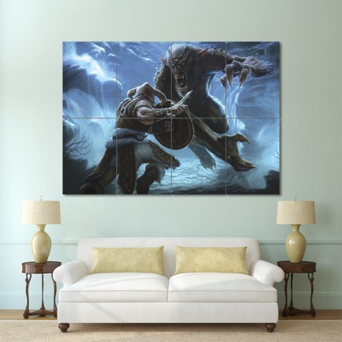 The Elder Scrolls V Skyrim Wand-Kunstdruck Riesenposter