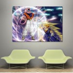 Goku vs Majin buu Dragon ball Block Giant Wall Art Poster