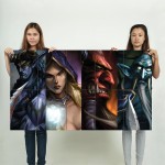 DotA Allstars WarCraft III Wand-Kunstdruck Riesenposter