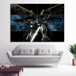 Gundam Wing Block Giant Wall Art Poster (P-0340)