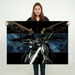 Gundam Wing Block Giant Wall Art Poster