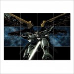 Gundam Wing Block Giant Wall Art Poster