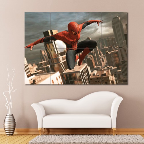 Spiderman Wand-Kunstdruck Riesenposter