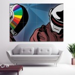 Music Daft Punk Block Giant Wall Art Poster