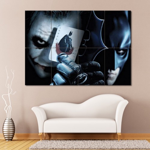 Batman vs  Joker Wand-Kunstdruck Riesenposter 