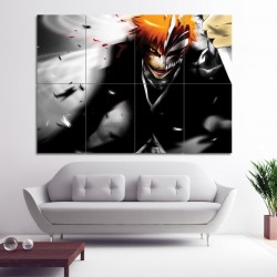 Bleach Kurosaki Ichigo Wand-Kunstdruck Riesenposter (P-0362)