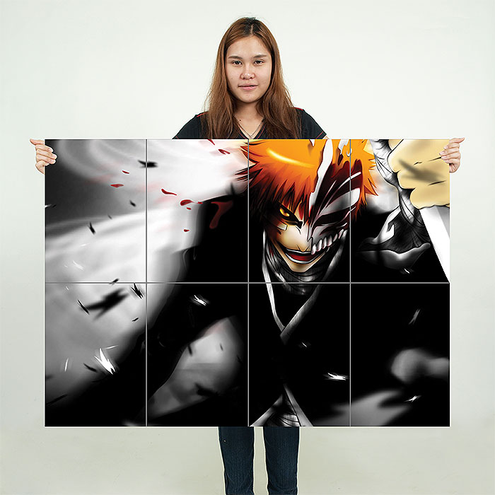 Bleach Characters Block Giant Wall Art Poster