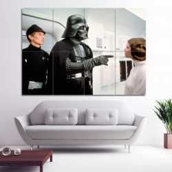 Darth Vader Leia Star Wars  Wand-Kunstdruck Riesenposter (P-0367)