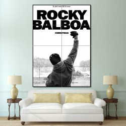 Rocky Balboa Boxing  Block Giant Wall Art Poster (P-0373)