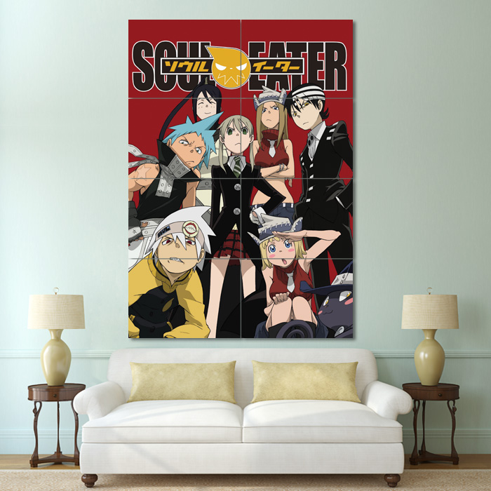 Soul Eater Manga Anime Block Giant Wall Art Poster