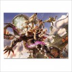 Final Fantasy XIII Wand-Kunstdruck Riesenposter