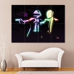 Daft Punk Pulp Fiction Block Giant Wall Art Poster (P-0383)