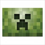 โปสเตอร์ ขนาดใหญ่ เกมส์มายคราฟ Minecraft Green PC Game