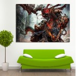 Darksiders Wrath Of War Wand-Kunstdruck Riesenposter