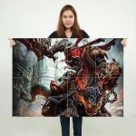 Darksiders Wrath Of War Wand-Kunstdruck Riesenposter